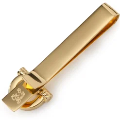 Ox and Bull Trading Co. Horse Bit Gold Stainless Steel Tie Bar