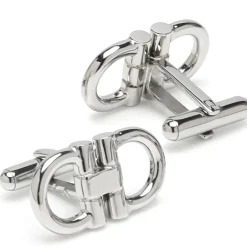 Ox and Bull Trading Co. Horse Bit Stainless Steel Cufflinks