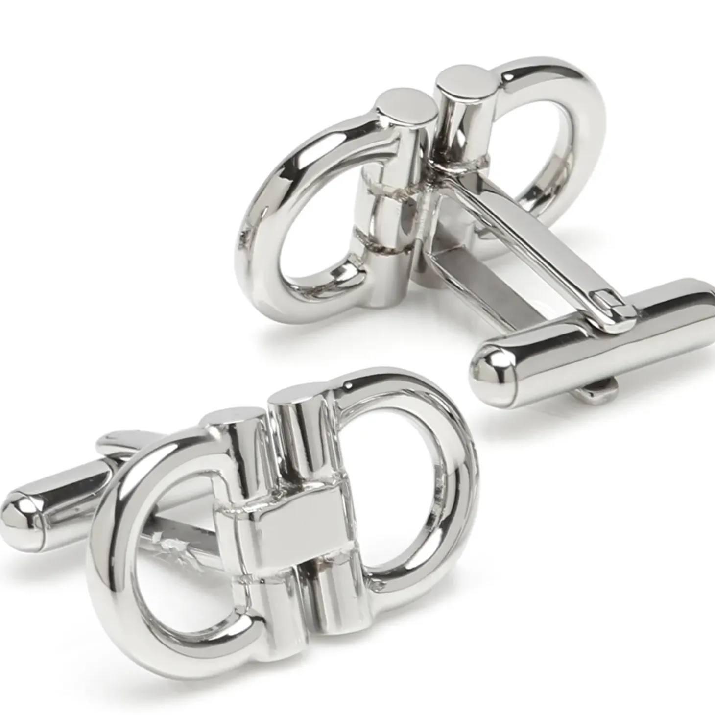 Ox and Bull Trading Co. Horse Bit Stainless Steel Cufflinks