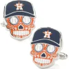 MLB Houston Astros Sugar Skull Cufflinks