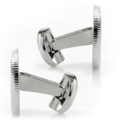 Ox and Bull Trading Co. Hunter Silver Cufflinks
