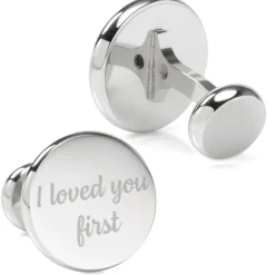 Ox and Bull Trading Co. I Loved You First Custom Photo Cufflinks