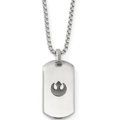 Star Wars Imperial Rebel Reversible Stainless Steel Necklace