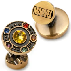 Marvel Infinity Stones Antique Gold Cufflinks