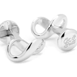 Ox and Bull Trading Co. Infinity Symbol Cufflinks