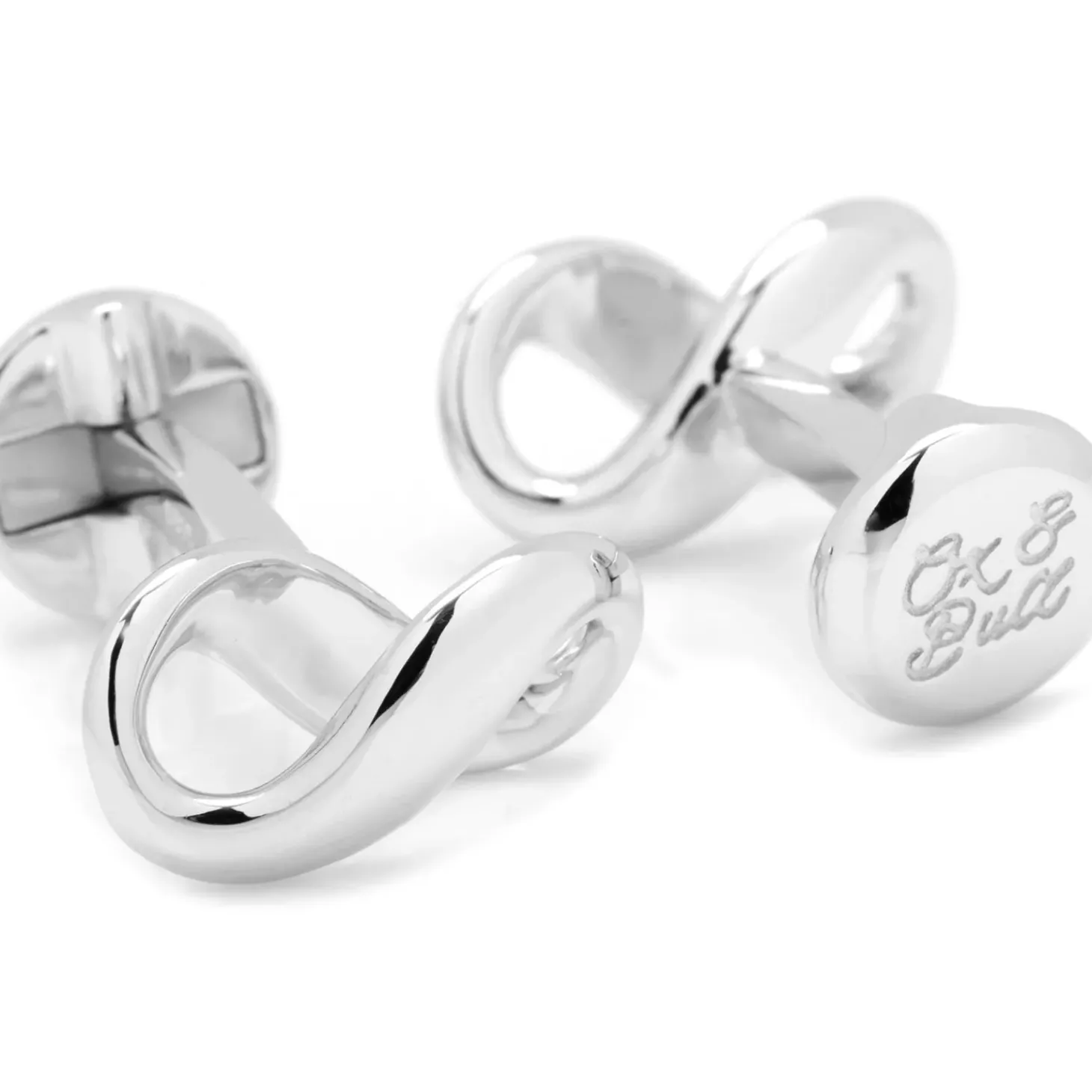 Ox and Bull Trading Co. Infinity Symbol Cufflinks