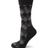 Marvel Iron Man Argyle Black Men's Socks
