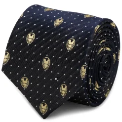 Marvel Iron Man Gray Dot Tie