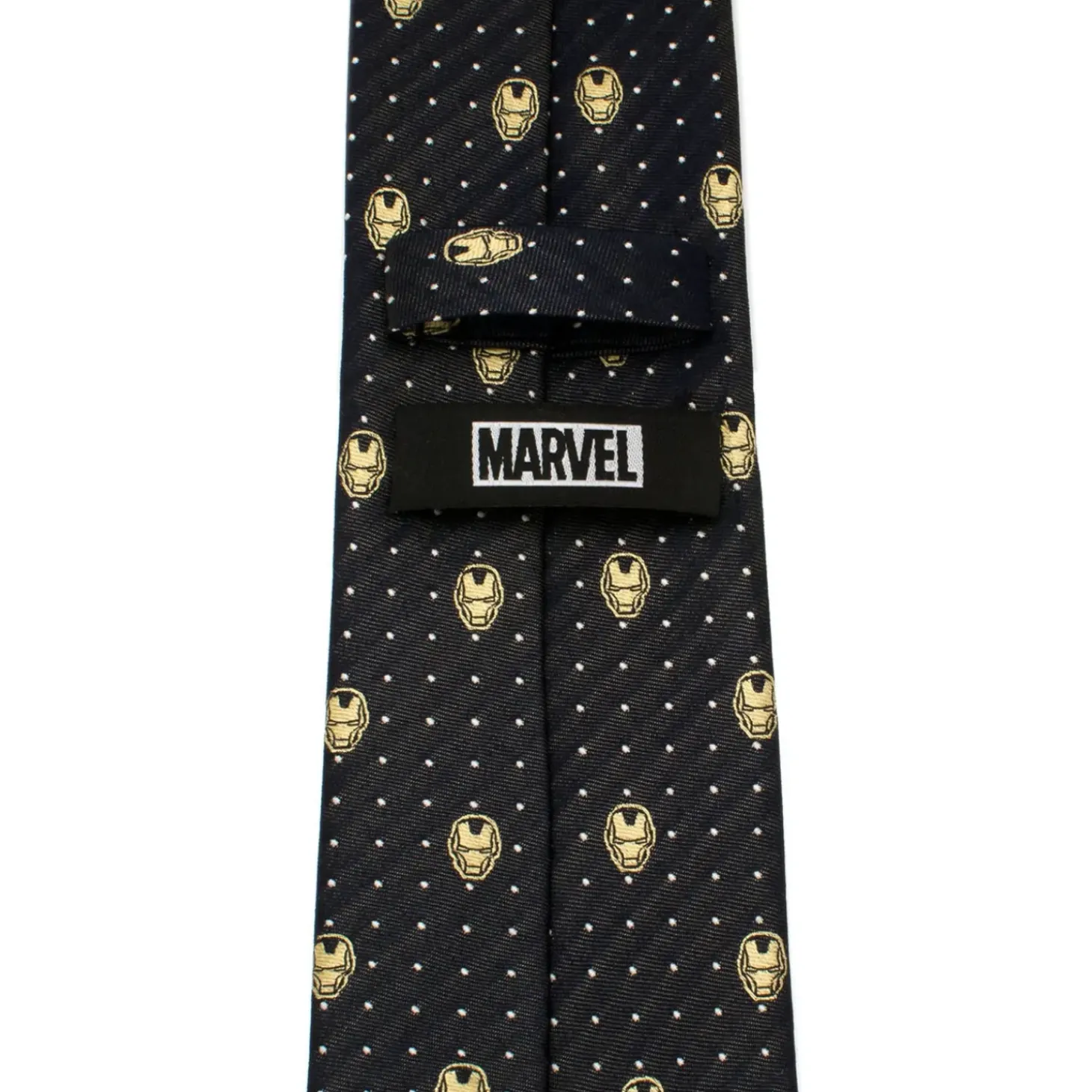 Marvel Iron Man Gray Dot Tie