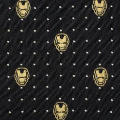 Marvel Iron Man Gray Dot Tie