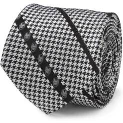 Marvel Iron Man Houndstooth Black Men's Tie
