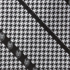 Marvel Iron Man Houndstooth Black Men's Tie