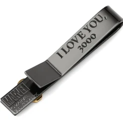 Marvel Iron Man "I Love You 3000" Gunmetal Hidden Message Tie Bar
