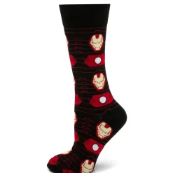 Marvel Iron Man Stripe Black Socks