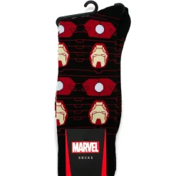 Marvel Iron Man Stripe Black Socks