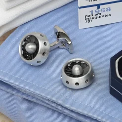Deakin & Francis Jet Turbine Engine Cufflinks