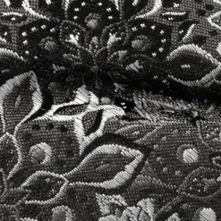 Ox and Bull Trading Co. Kaleido Floral Charcoal Men's Bow Tie