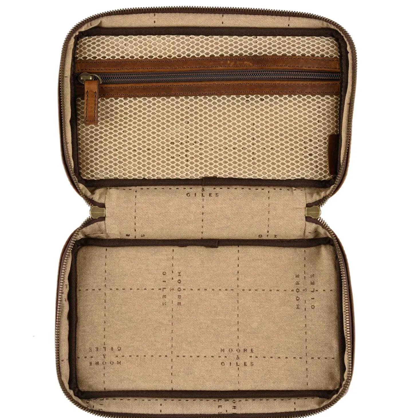 Moore & Giles Kent Travel Kit in Baldwin Oak