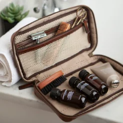Moore & Giles Kent Travel Kit in Baldwin Oak