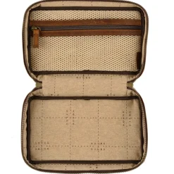 Moore & Giles Kent Travel Kit in Brompton Brown