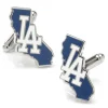 MLB LA Dodgers State Shaped Cufflinks