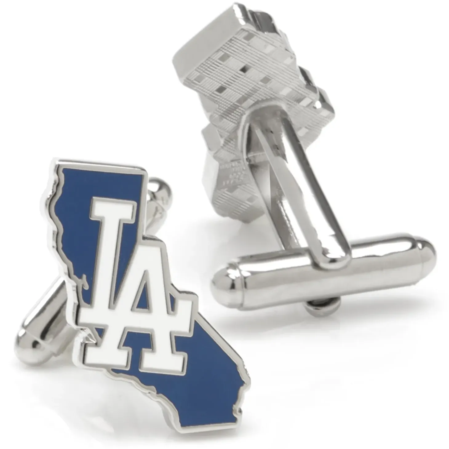 MLB LA Dodgers State Shaped Cufflinks
