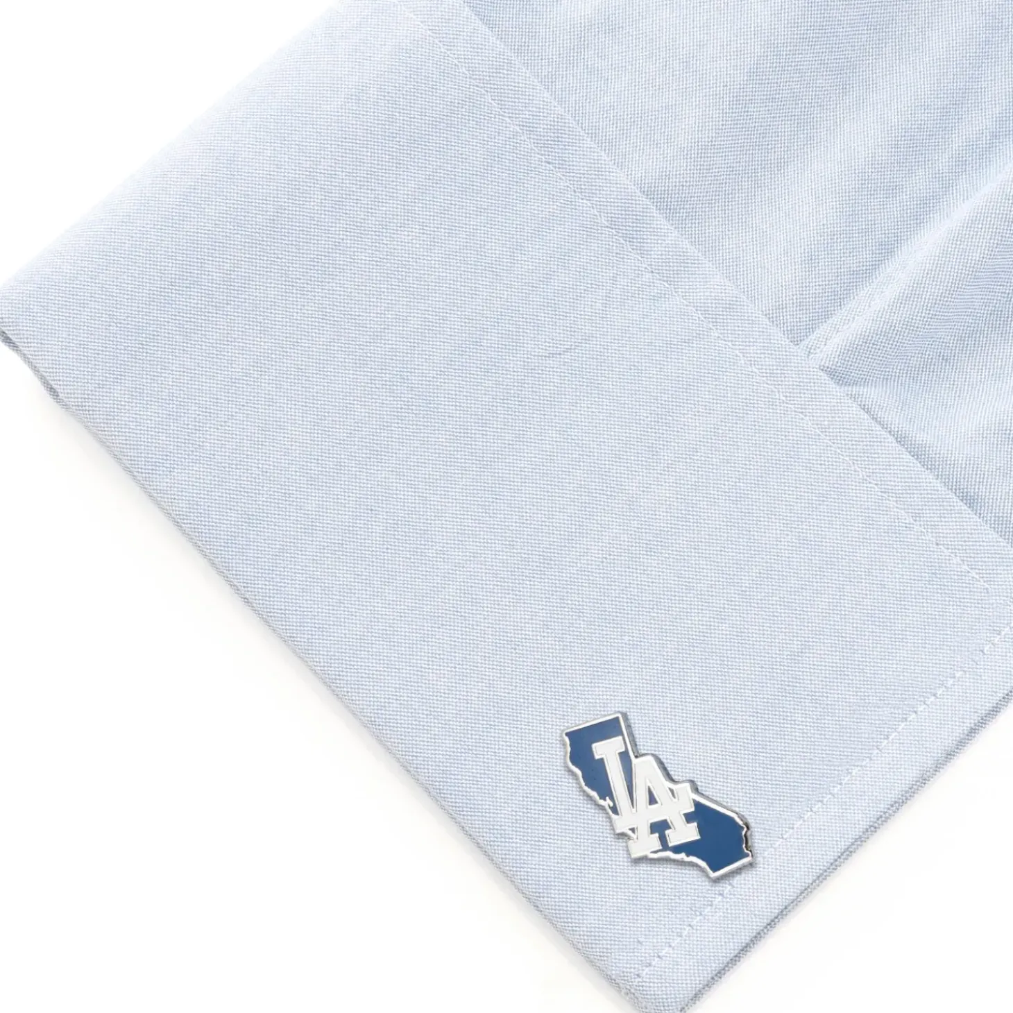 MLB LA Dodgers State Shaped Cufflinks