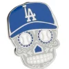 MLB LA Dodgers Sugar Skull Lapel Pin