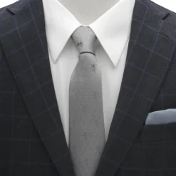 Game of Thrones Lannister Geometric Sword Gray Men's Tie