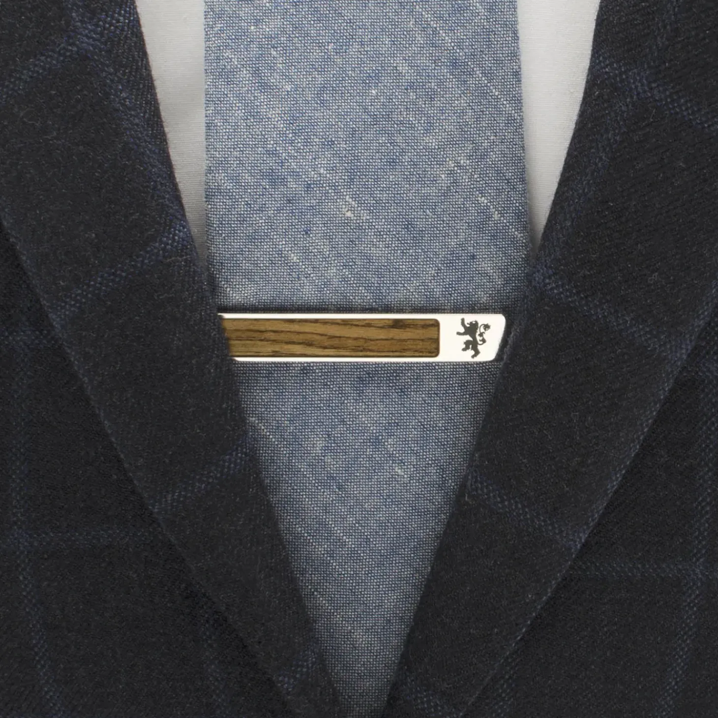 Game of Thrones Lannister Inlaid Wood Tie Clip