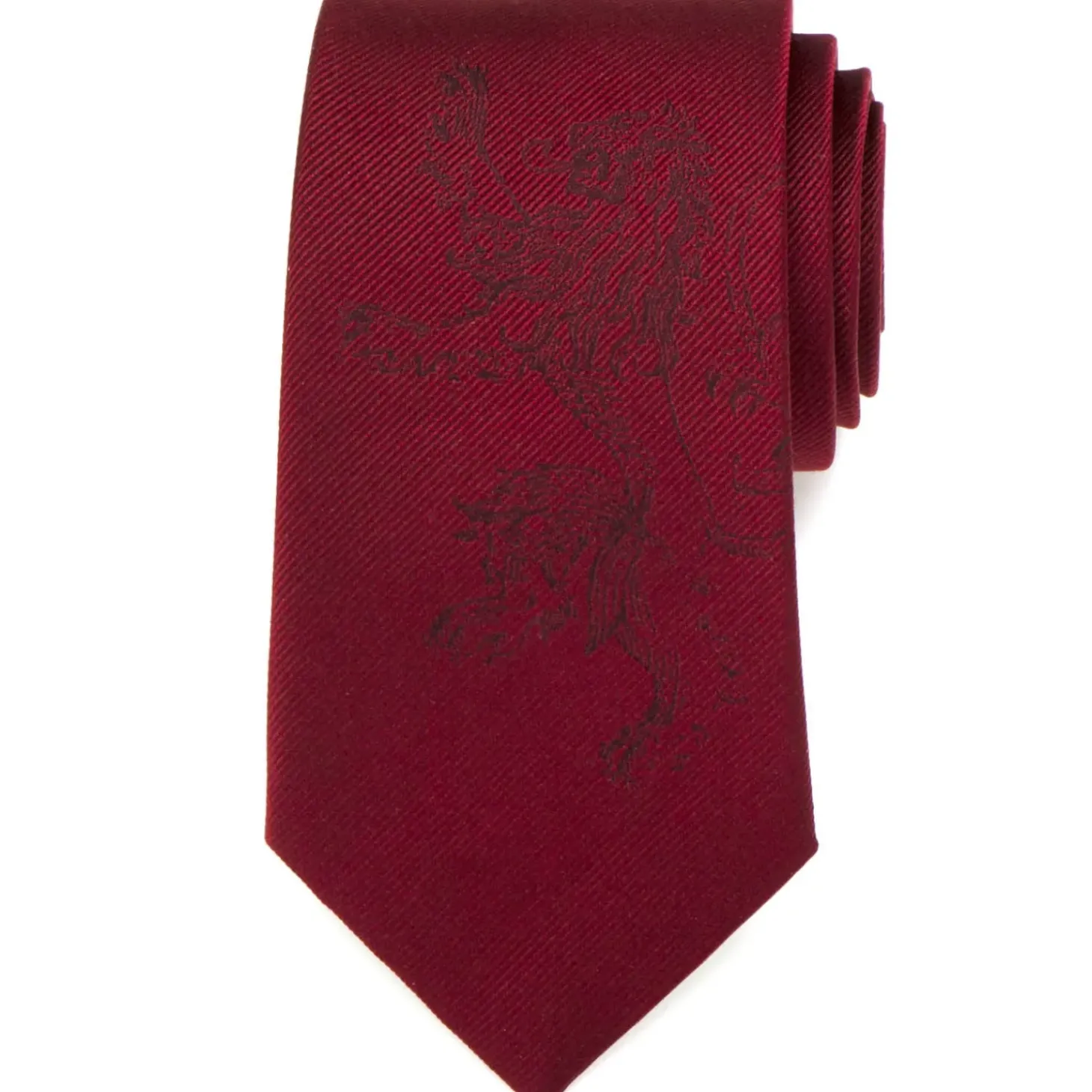 Game of Thrones Lannister Lion Red Men's Tie