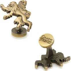 Game of Thrones Lannister Lion Sigil Cufflinks