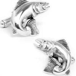 Max Lang Leaping Salmon Cufflinks