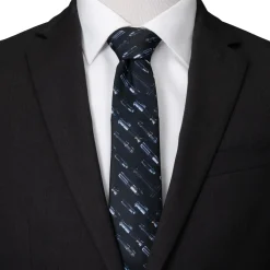 Star Wars Lightsaber Pattern Men's Tie