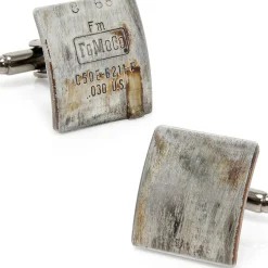 Steven Shaver Design Limited Edition Vintage Ford Mustang Car Bearing Cufflinks