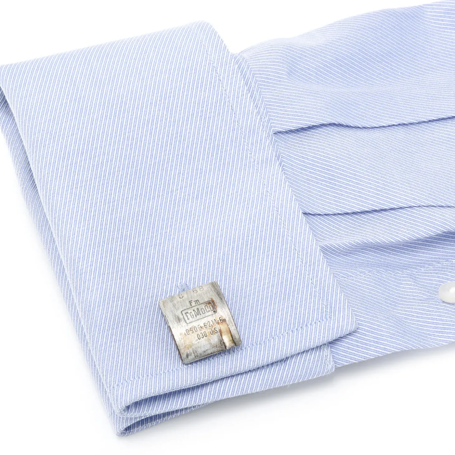 Steven Shaver Design Limited Edition Vintage Ford Mustang Car Bearing Cufflinks