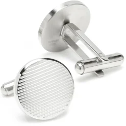 Ox and Bull Trading Co. Line Stainless Steel Cufflinks