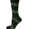Marvel Loki Pattern Green/Black Socks