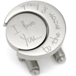 Ox and Bull Trading Co. Love You to the Moon and Back Cufflinks
