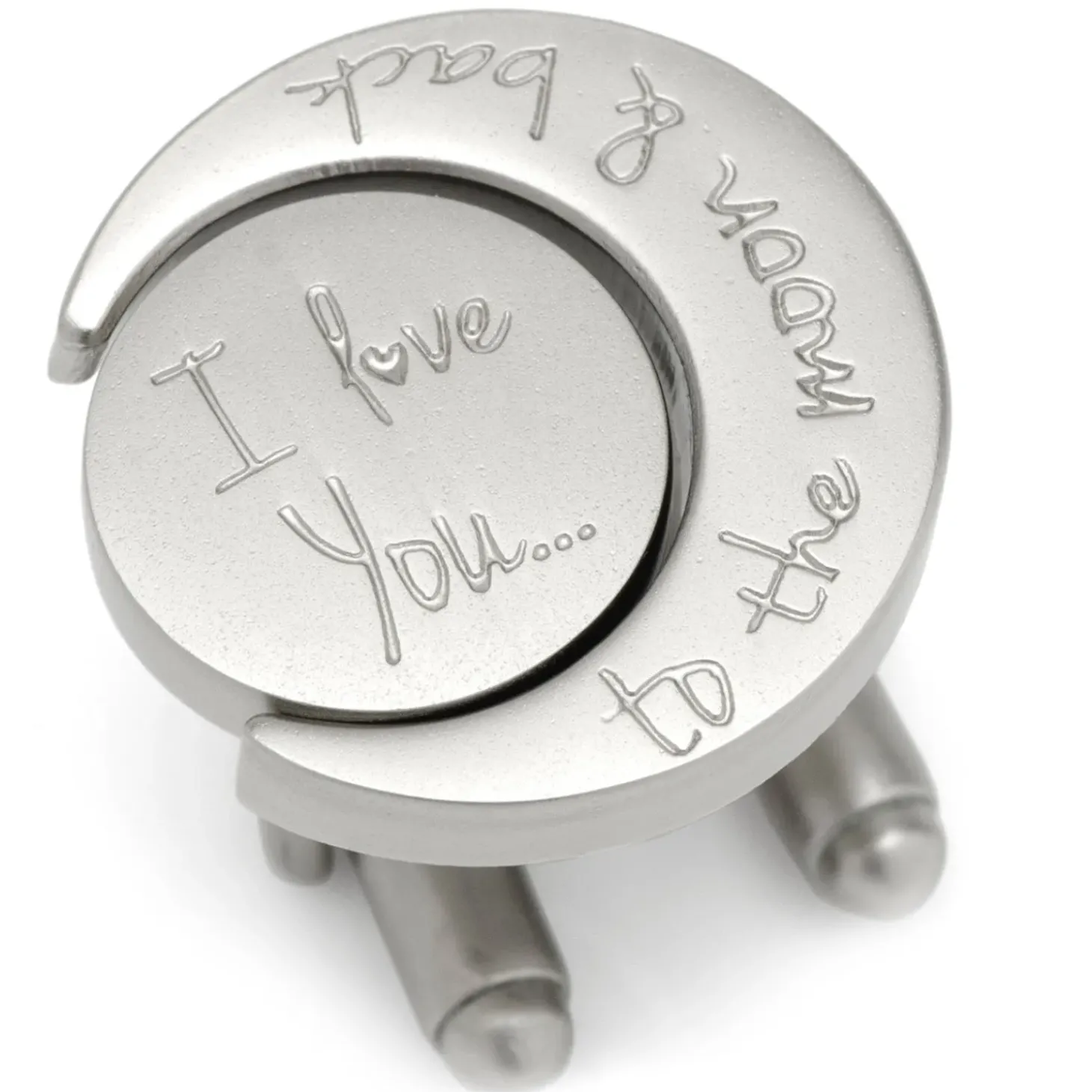 Ox and Bull Trading Co. Love You to the Moon and Back Cufflinks