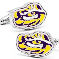 NCAA LSU Tiger's Eye Cufflinks