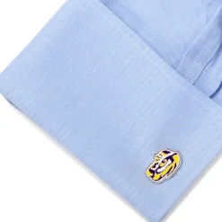 NCAA LSU Tiger's Eye Cufflinks