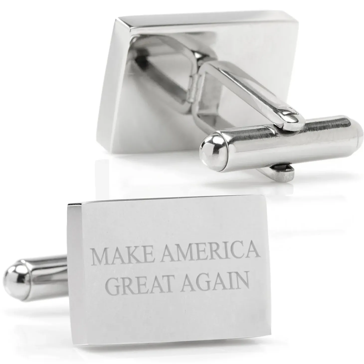 Ox and Bull Trading Co. Make America Great Again Engraved Cufflinks