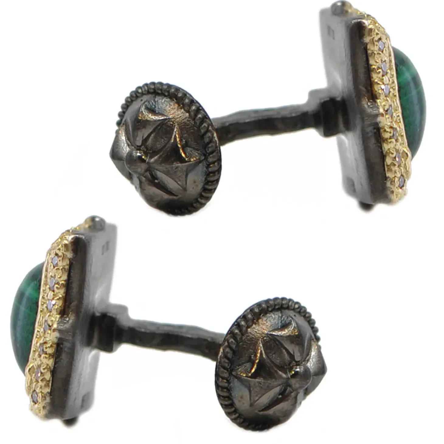 Armenta Malachite Cufflinks