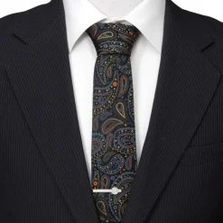 Star Wars Mandalorian Black Paisley Men's Tie
