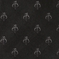 Star Wars Mandalorian Black Silk Men's Tie