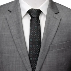 Star Wars Mandalorian Motif Black Men's Tie