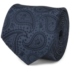 Star Wars Mandalorian The Child Paisley Navy Tie