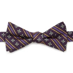 Cufflinks, Inc. Mardi Gras Stripe Bow Tie