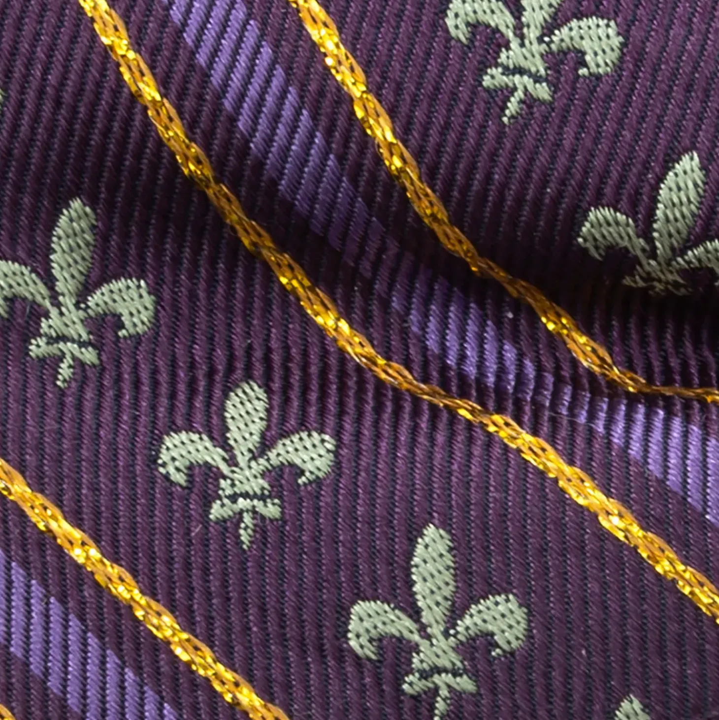 Cufflinks, Inc. Mardi Gras Stripe Bow Tie